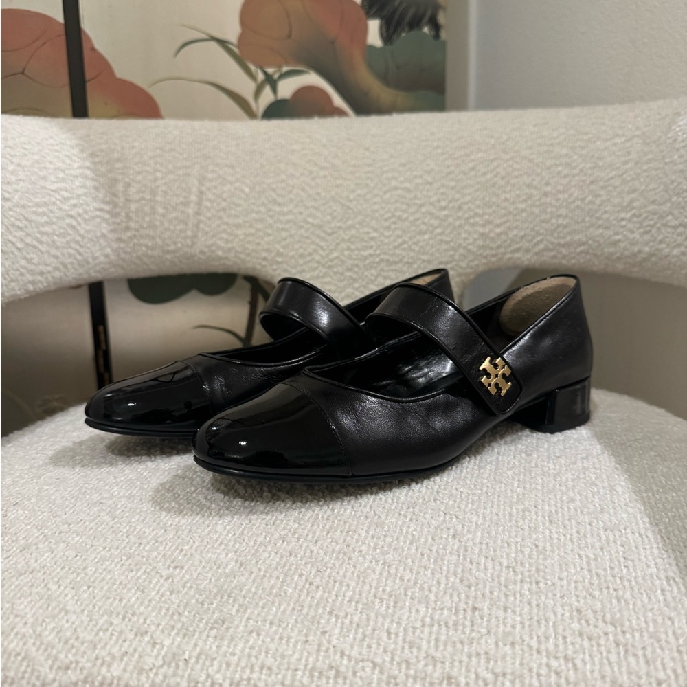 Tory Burch Black Mary Jane Shoes